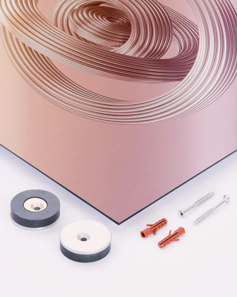 Bedrukte aluminium plaat