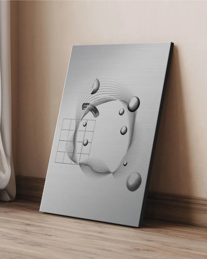 Bedrukte aluminium plaat