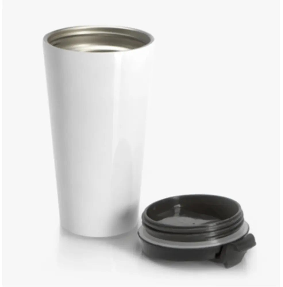 White Stainless Steel Travel Mug - 450ml