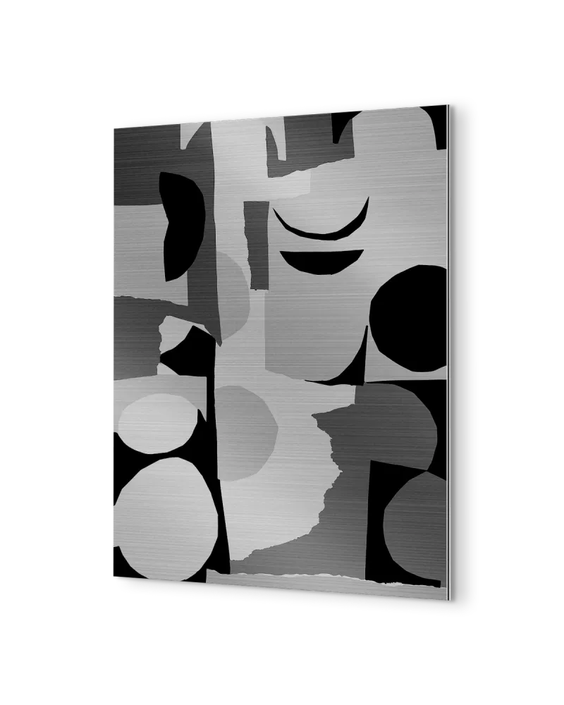 Printed Brushed Aluminum Plate