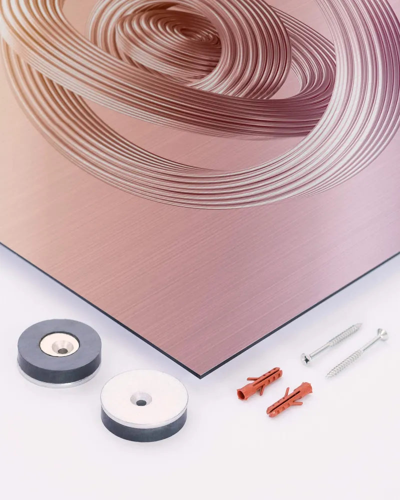 Printed Brushed Aluminum Plate