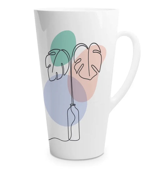 White Ceramic Latte Mug – 500 ml