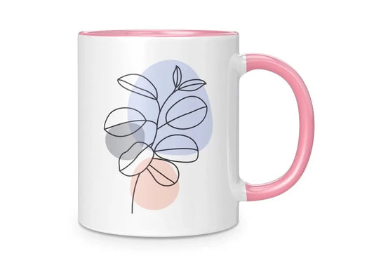 White Ceramic Mug with Colored Interior – 325 ml