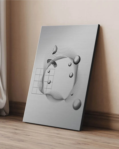 Bedrukte aluminium plaat