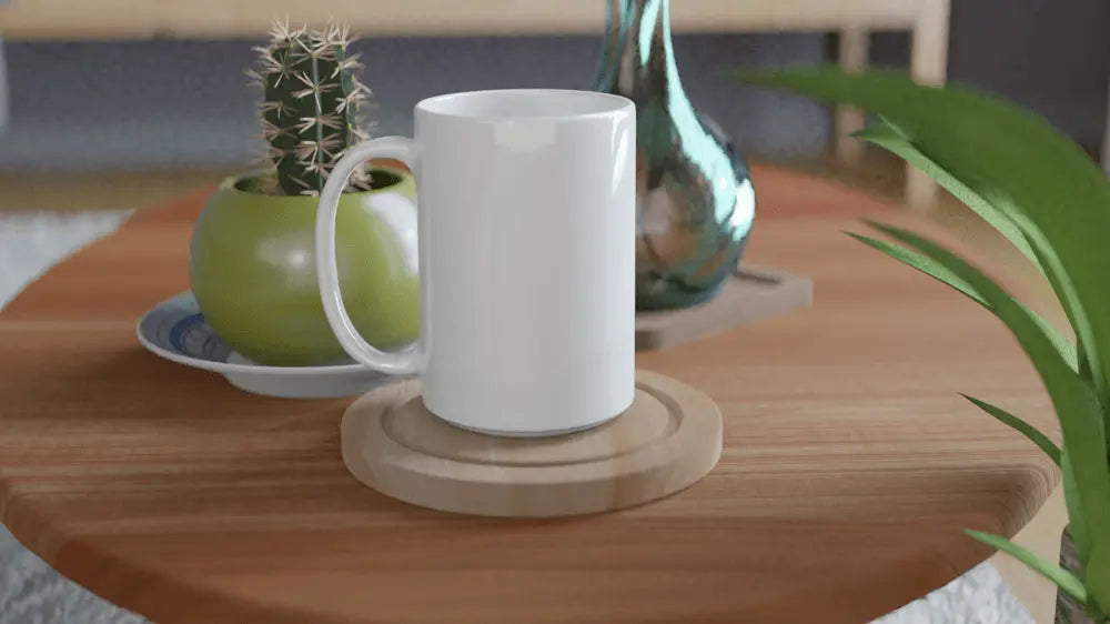 White Ceramic Mug – 450 ml
