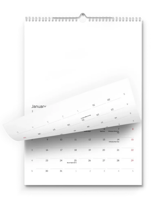 Calendrier Personnalisé 2025