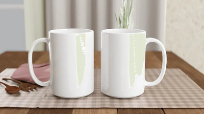 White Ceramic Mug – 450 ml