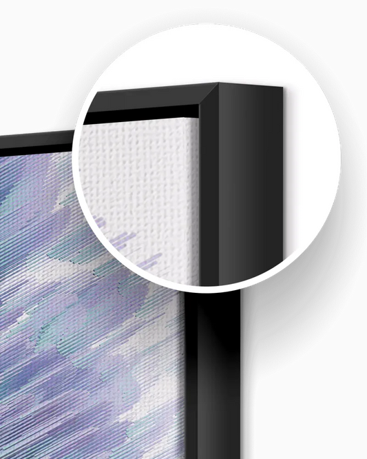 Ingelijst bedrukt canvas